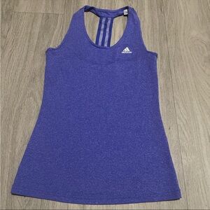 adidas Purple Racerback Tank Top